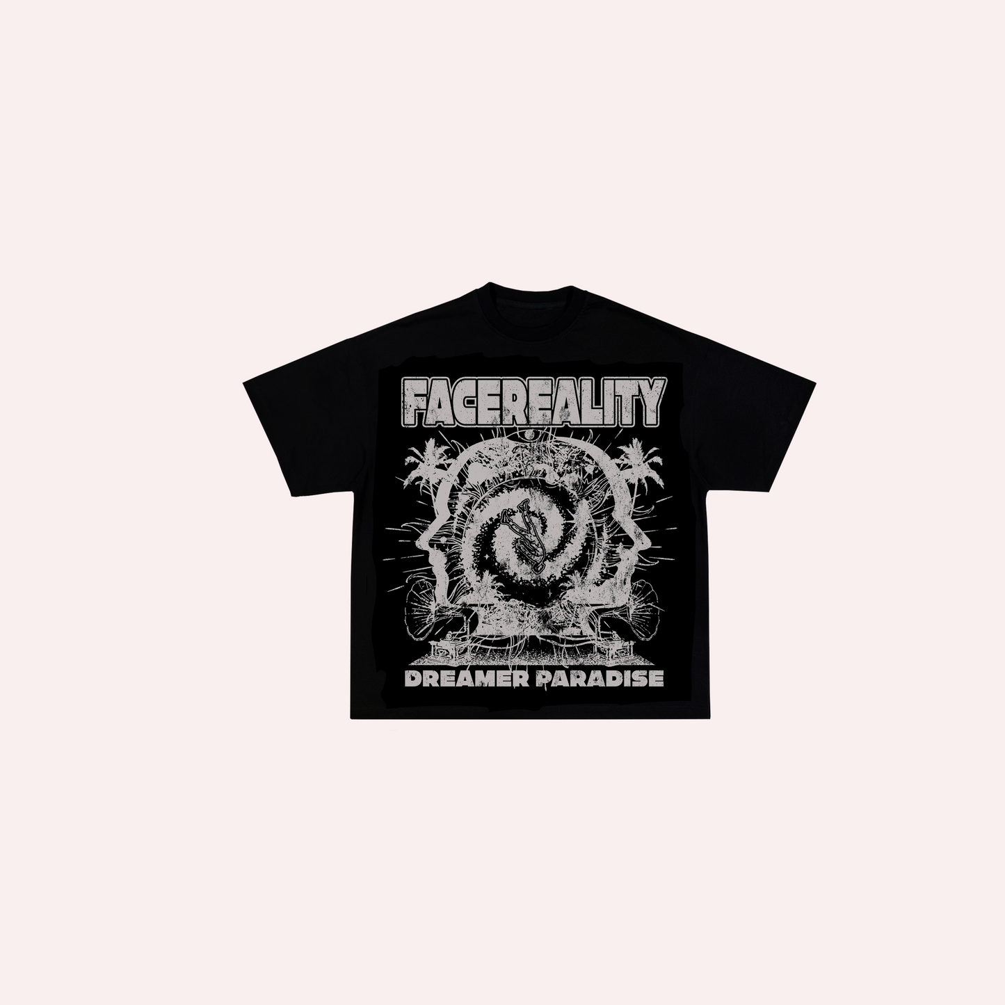 DREAMERS PARADISE BLACK TEE