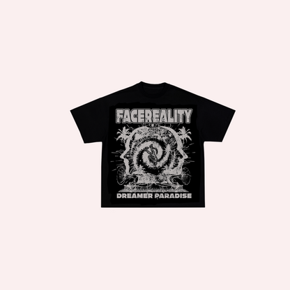 DREAMERS PARADISE BLACK TEE